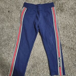 Moncler Kids Blue Track Pants